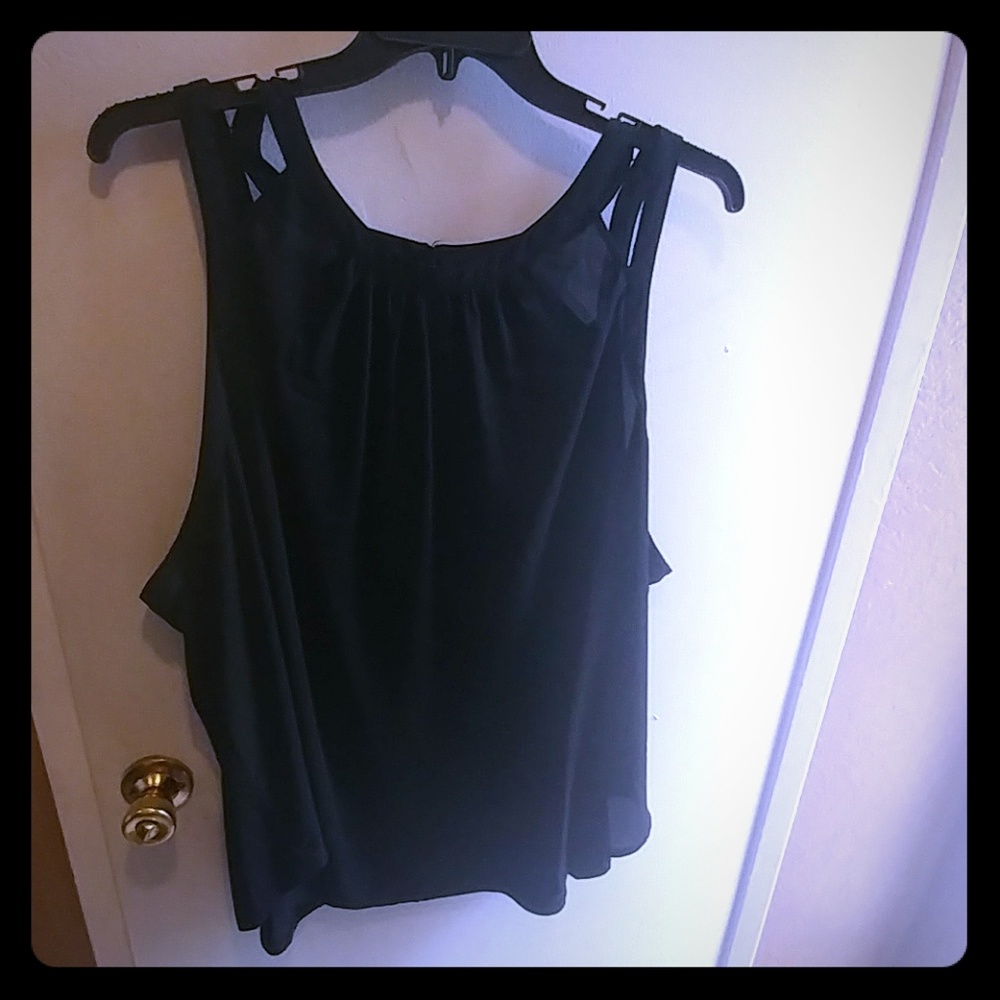 Torrid Black High Neck Tank NWOT
